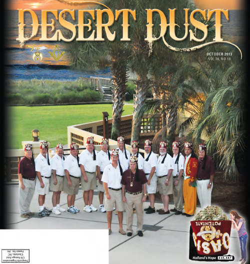 October 2013 Desert Dust cover