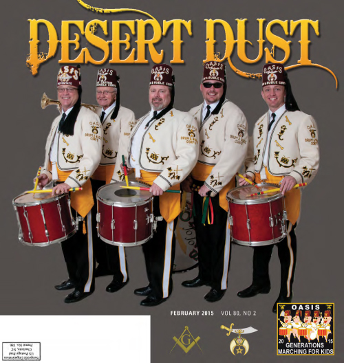 February 2015 Desert Dust cover
