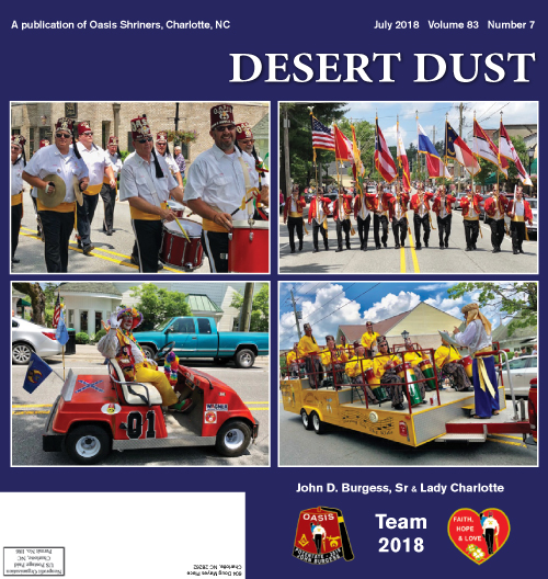 July 2018 Desert Dust cover