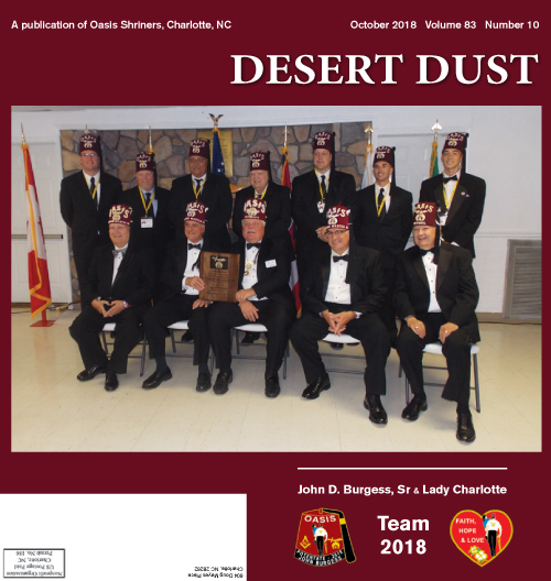 October 2018 Desert Dust cover