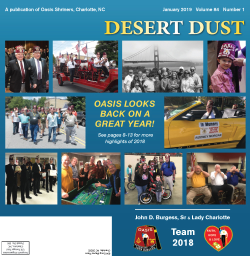 January 2019 Desert Dust cover